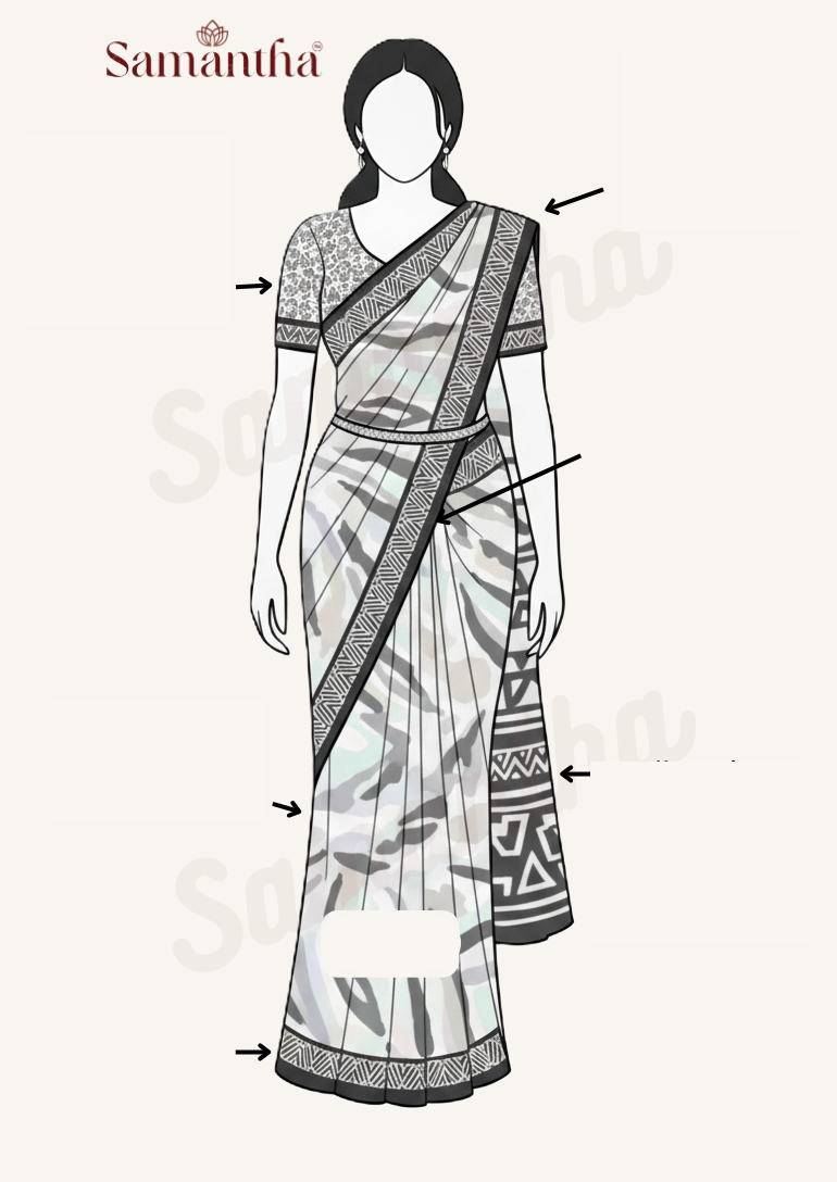 Saree Illustration